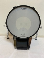 Roland KD-140BC Black Chrome 14 Inch V-Kick Bass Drum Pad Mesh Head Used Japan