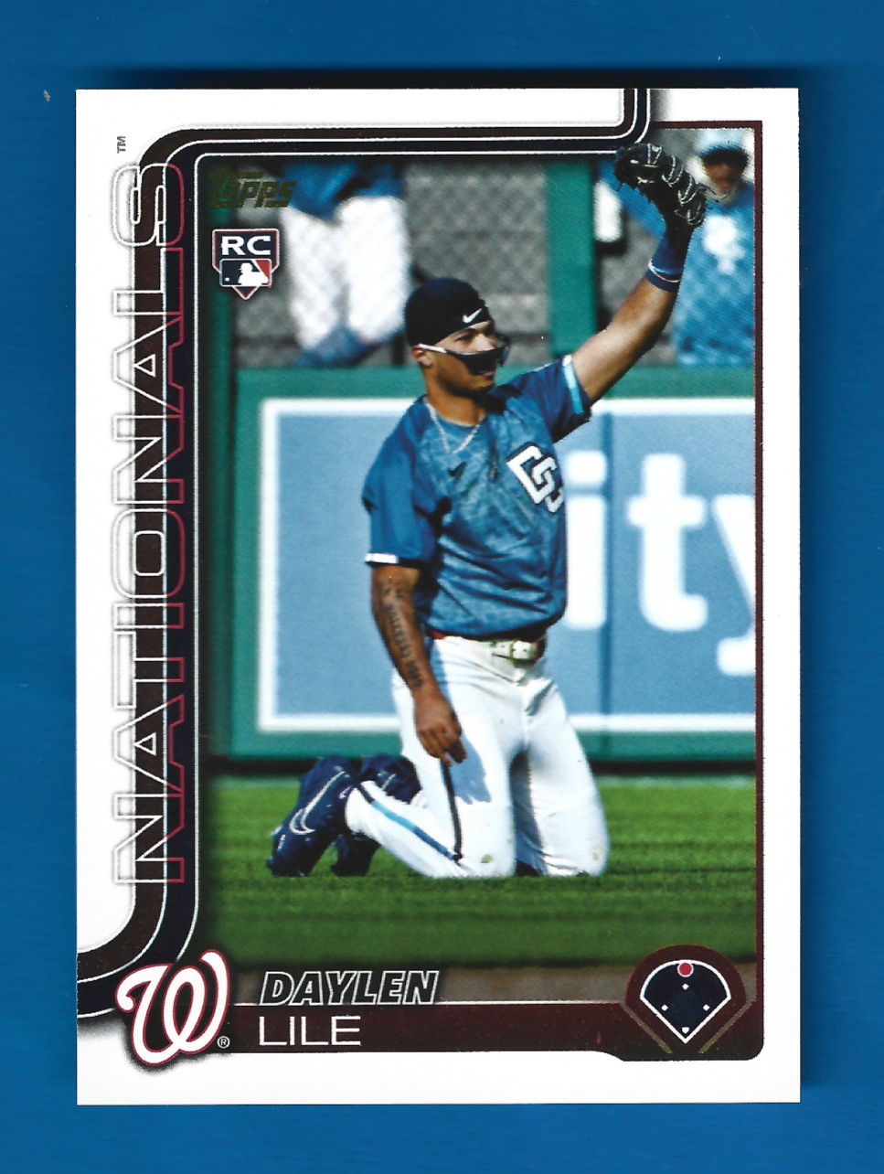 2025 Topps Update Daylen Lile #US172 RC Golden Mirror Image Variation SSP