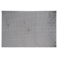 6pcs 16.5"x24" Plastic Mesh Canvas Sheet 6 Count Blank Canvas Black