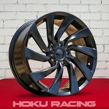 4x 18 Interlagos Style 8j Et35 5x100 Black Wheels Fits For Vw Polo Bora Audi