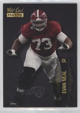 2022 Wild Card MATTE Black Evan Neal #MB-42 Rookie RC 1a7j. rookie card picture
