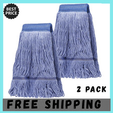 2 Pack Mop Head Replacement, Cleaning Heavy Duty Mop Head Commercial Replacement