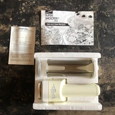 Vtg. Proctor Silex Super Shooter Plus Cordless Cookie Press & Food Decorator New