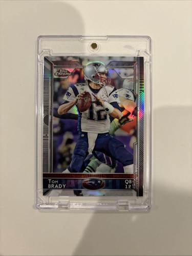 Tom Brady [Refractor] #50 2015 Topps Chrome card