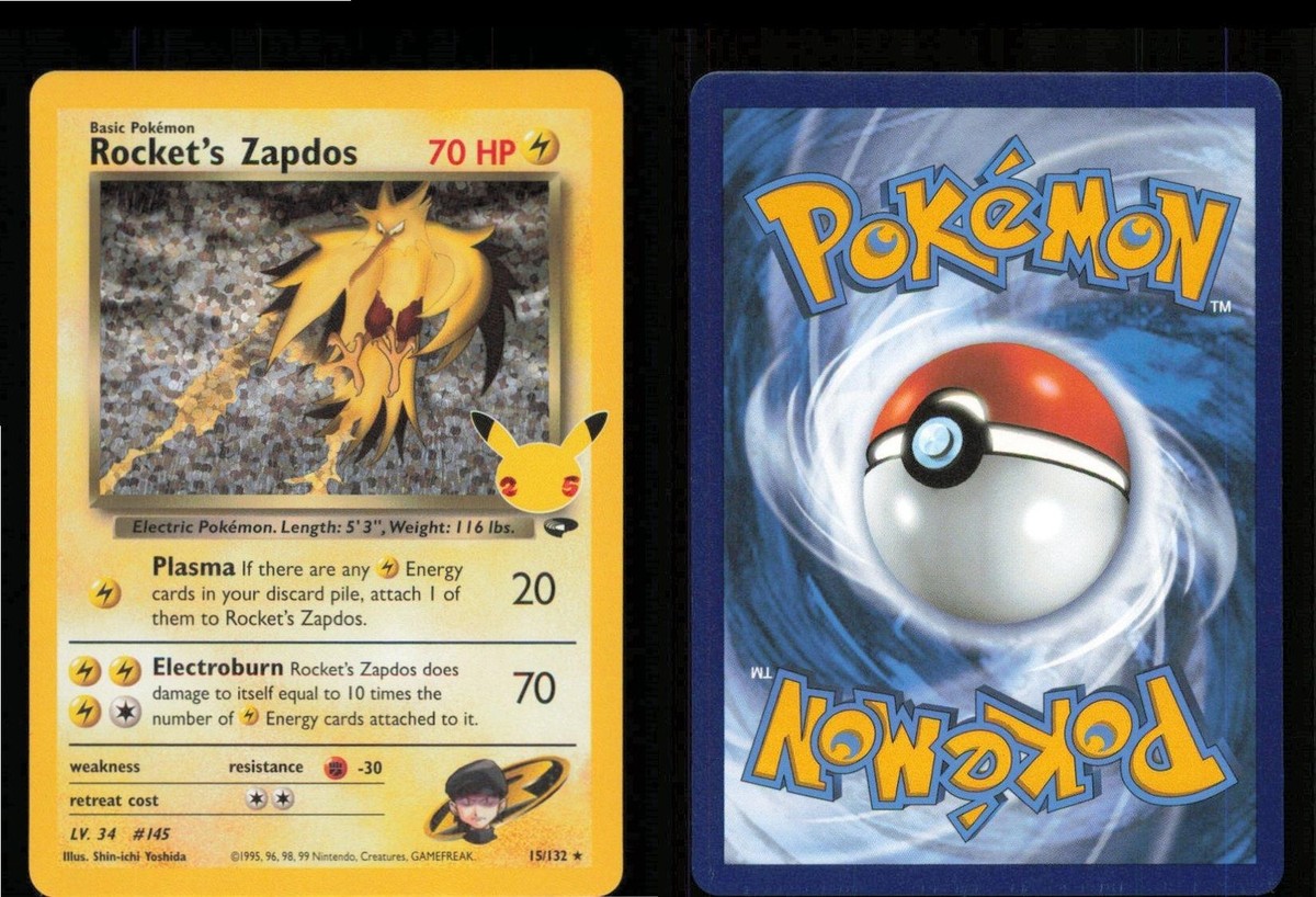 rocket's zapdos pokemon card value - Promo Pack 25th Anniversary - 008/025 have for your premier collection. The Most Expensive Zapdos Pokemon