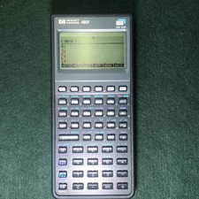 Hewlett Packard HP 48GX High Resolution Black Screen 128K Graphing Calculator