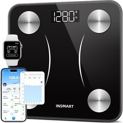 Smart Body Composition Scale with 17 Metrics & App Sync
