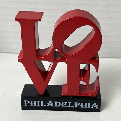 LOVE Statue Philadelphia NIB Pencil Sharpener NEW Metal Souvenir Desk Decor 3 