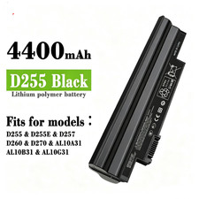 D255 4400mAh Battery for ACER Aspire one 722 D257 D270 355 AL10A31 AL10B31 522
