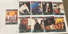 (9) Yo! MTV Raps cards -LL Cool J-Vanilla Ice-Public enemy, Run DMC and more...
