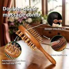 Cushion Massage Combs Double-Sided Wood Cushion Comb Hair Brush For Hair Styling