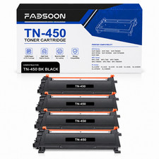 4pk Tn450 High Yield Toner Cartridge Set For Hl-2240d 2270dw Mfc-7360n 7860dw Bk 4pk Tn450 High Yield Toner Cartridge Set For Hl-2240d 2270dw Mfc-7360n 7860dw Bk
