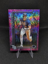 2025 Topps Series 2 - Josh Lowe #497 Pink Holo Foil