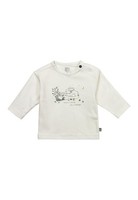 Sterntaler Baby Langarmshirt Esel Emmi Print Baumwolljersey Unisex Ecru Gr. 74