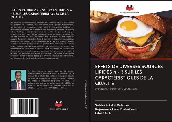 Subbiah Ezhil Valavan (U. A.) | Effets DE Diverses Sources Lipides N - 3 Sur...-image