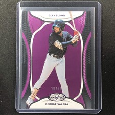 2023 Chronicles Mlb George Valera Certified Purple 19/49