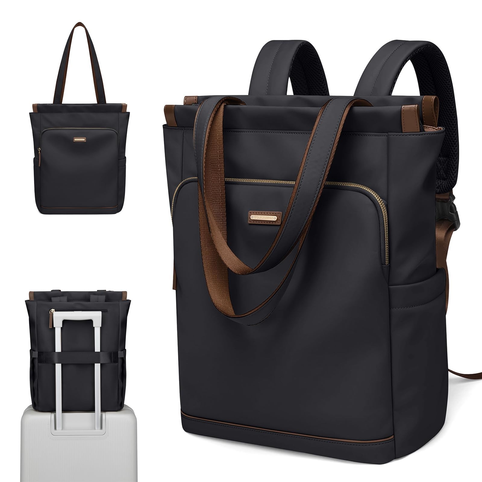 For Casual Daypack Notebook Tote Bag For Work Col...