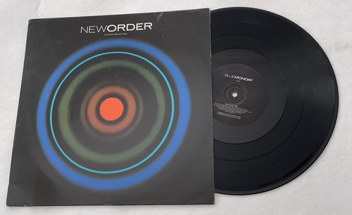 New Order Blue Monday 12” Vinyl Record Factory Records Manchester Sumner Hook