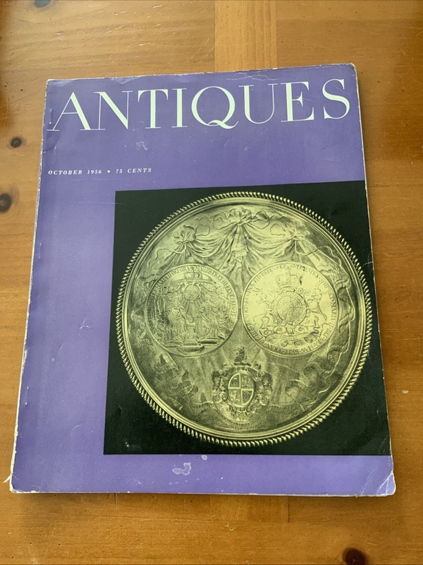 Antiques Magazine - October 1956- Acceptable Condition