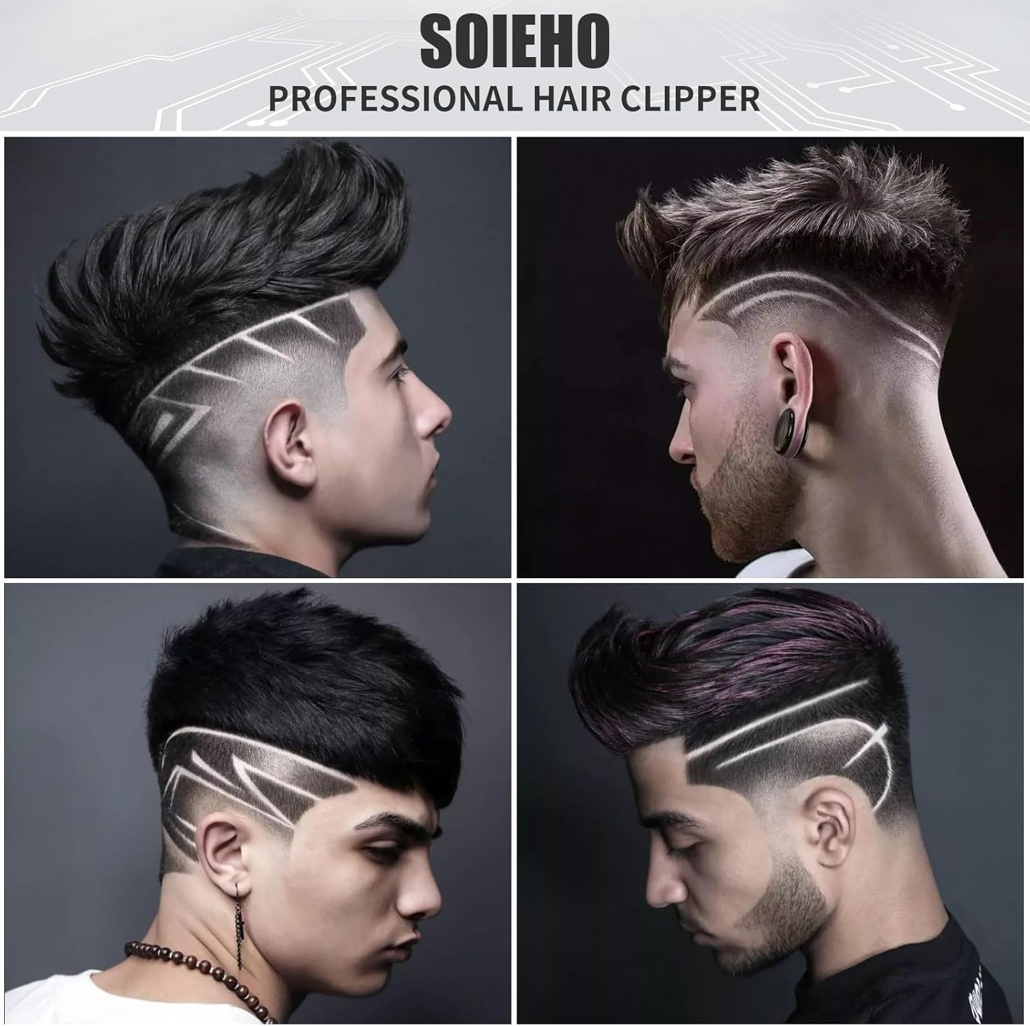 Professional Hair Clippers for Men, Professional Barber Clippers and Trimmer