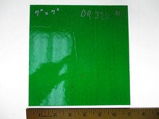 Stained Glass Green Cathedral Wissmach 7" x 7"