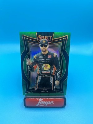 Chase Briscoe 2025 Panini Select Grandstand Green Prizm 1/5 #77 Bass Pro Toyota