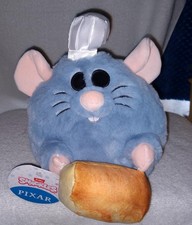 Snackles Ratatouille Remi con Peluche Baguette 8" Nuevo con Etiquetas