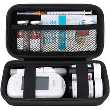 Diabetic Supplies Travel Case, Diabetic Supply Organizer Bag, Glucose Meter S...