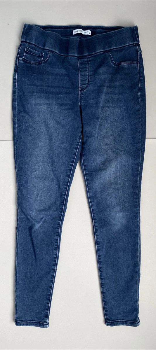 Leggings Denim Jegging Donna Nine West - Taglia XL (16-18) - Blu Indaco Scuro - Foto 3