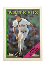 Excellent: Vintage 1988 topps Jim Winn Chicago White Sox Trading Card
