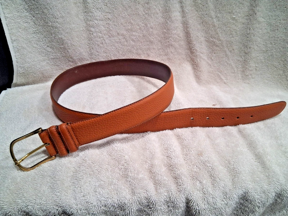 Vintage L.L.Bean Black Leather Beaded Belt Sz L Brass Buckle Western Boho Unisex Leather Beaded 28 Size Belts for Women for sale | eBay main image 3