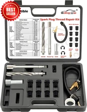 38900 Two Valve Tool Kit Foolproof Repair System Spark Plug Thread Engines US