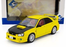 Solido 1/18 Subaru Impreza WRX Streetfighter 2003 Yellow Carbon Black 1812302