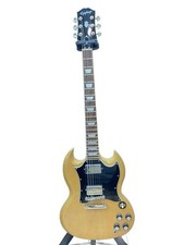 Epiphone SG Standard E-Gitarre Naturholzmaserung HH 22 Bünde