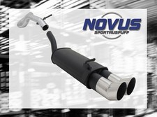 NOVUS Sportauspuff Gruppe N ESD 2x 90mm Renn-Look für Audi A3 / für VW Golf 4 /