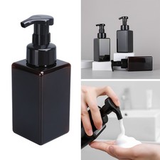 Foaming Soap Dispenser Black 450ml Foaming Bottle Refillable Pump Bottle