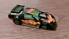 Hot Wheels Flip Outs Road Flipper Black BW Blackwall Hong Kong 1986 Camaro! Rare