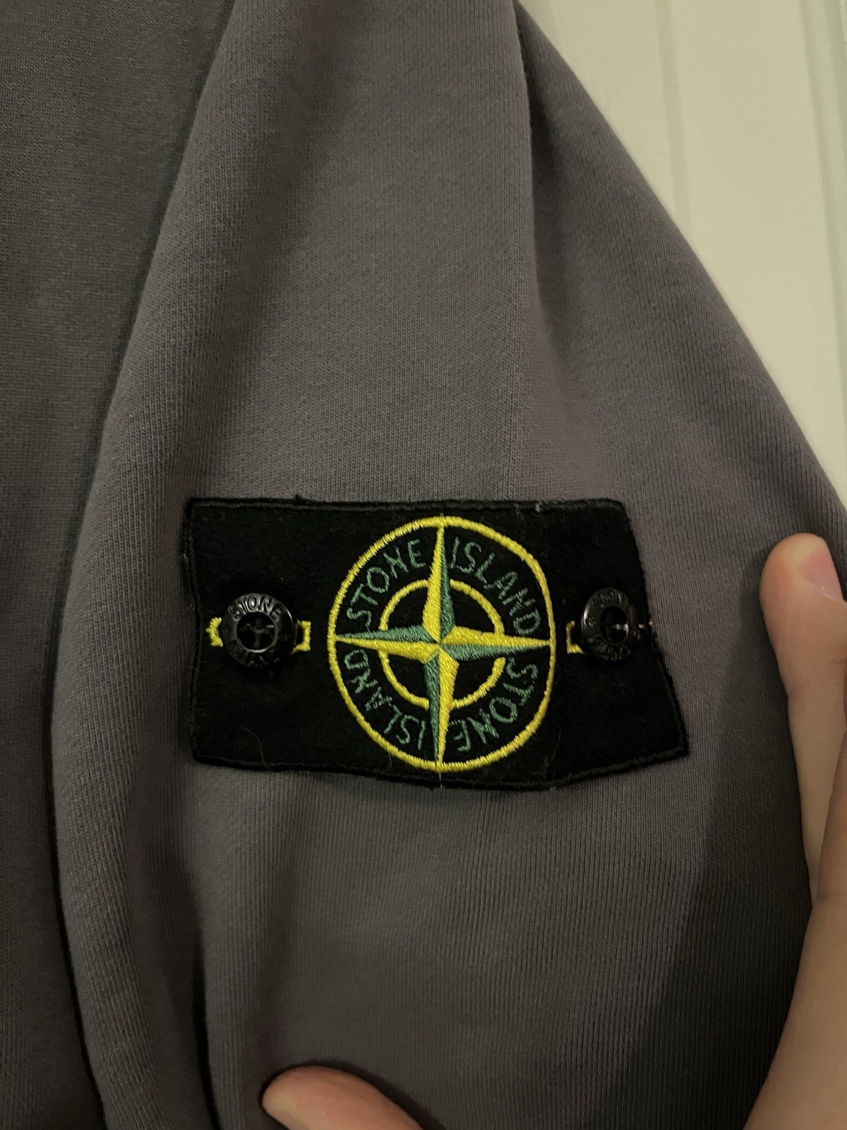 Authentic Stone Island Grey Pullover Sweatshirt S… - image 4