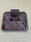 Fenton Amethyst Glass Candy Dish Replacement *LID ONLY* with Grapes & Leaves