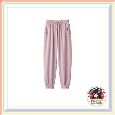 MUJI Women's UV-cut quick-drying sweatpants BI00AA4A Smoky pink