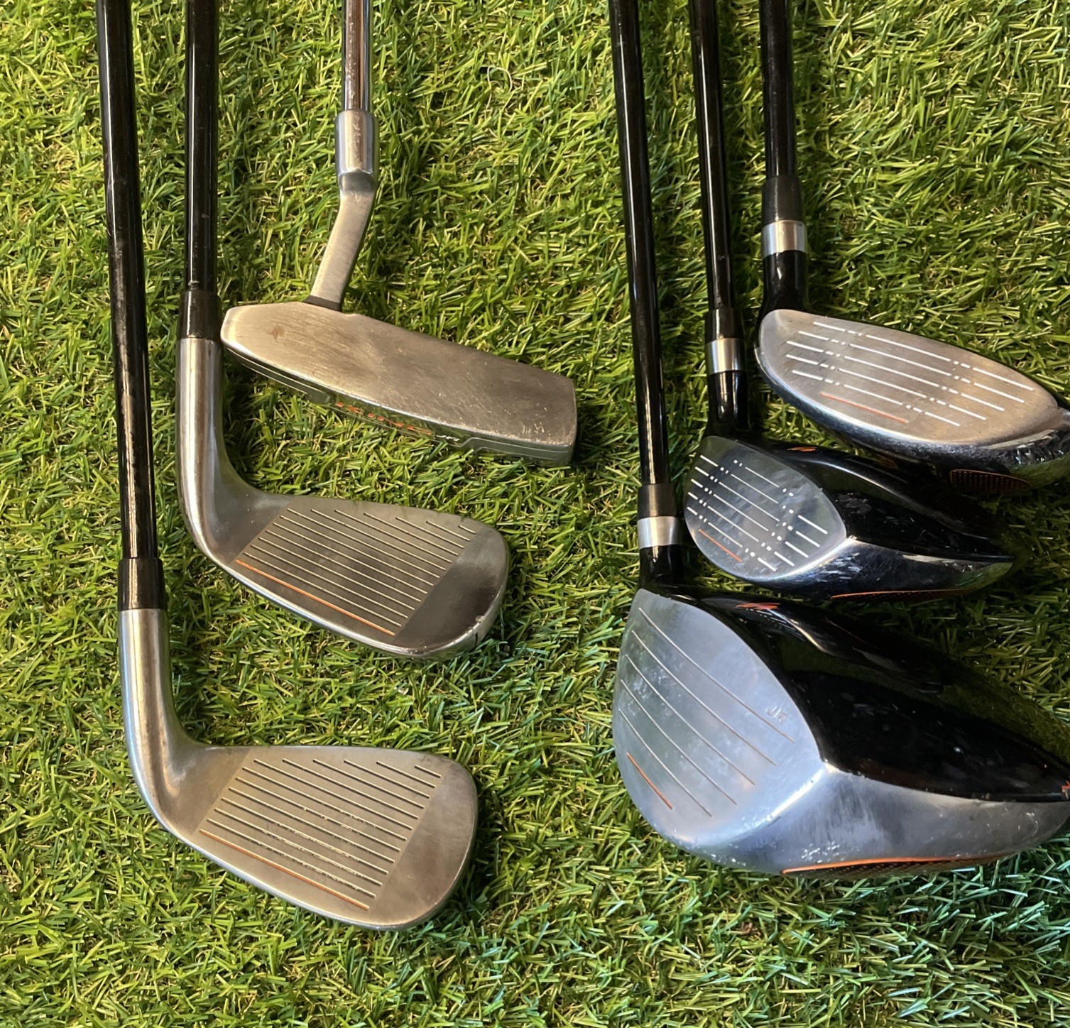 Club Set 6 Clubs With Bag Lh Kids Youth Junior Driver 41&rdquo;