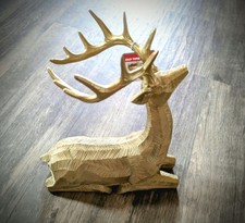 NEW Gold Metallic Stag Christmas Deer Tabletop Decor Holiday Reindeer 11"