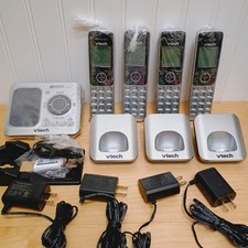 VTech 4-Handset DECT 6.0 Cordless Phone Answering System Caller ID Call Waiting