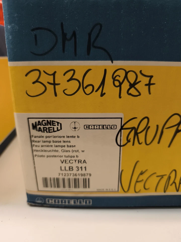2X Fanali Stop Posteriore Fumè Opel Vectra B 1995/02 Destro + Sinistro Carello - Imagen 3 de 4