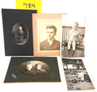 Lot Of 5 Vintage antique photographs 3 Cabinet Photos & 2 Photographs — photo 1