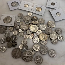 90% Silver Coins Average Circulated $1 Face Value