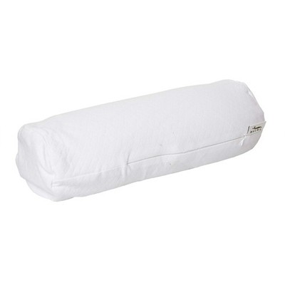Bucky Millet Comfort Travel Bolster Pillow, 15''L x 5.5''W, White
