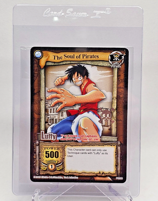 2005 One Piece CCG The Quest Begins Luffy Silver Sealed Tournament