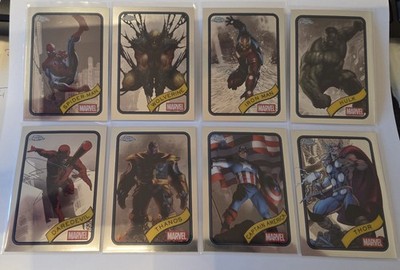2025 Marvel Tops Chrome Spider-Man, Hulk, Iron Man, Wolverine, Thor, Captain ...