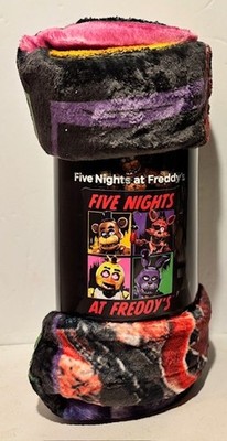 Five Nights At Freddy's Fleece Throw Blanket FNAF 45x60in Halloween Gamer NEW!